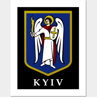Coat of arms of Kyiv, Ukraine Posters and Art